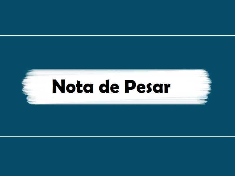 NOTA DE PESAR