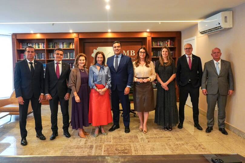 AMB recebe Ministra Morgana de Almeida para abordar temas de interesse da Magistratura