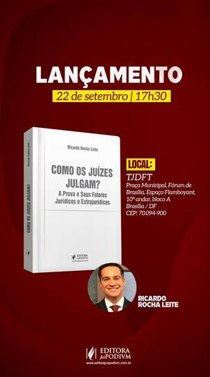 Magistrado lançará livro sobre o ofício dos Juízes